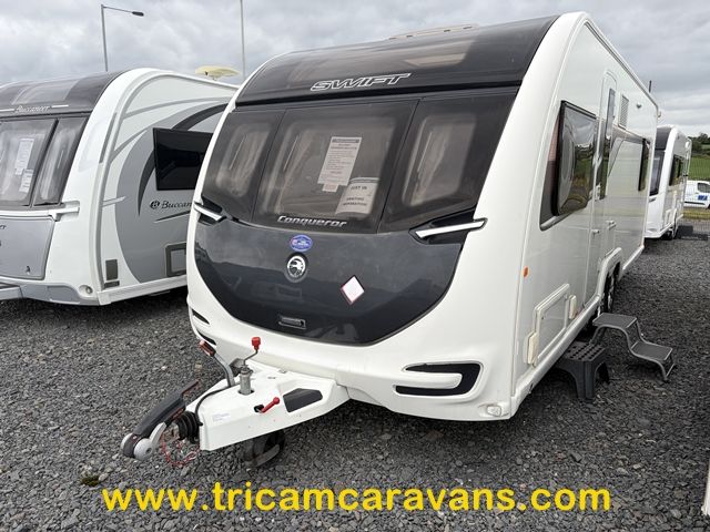 2018 Swift Conqueror 650/4, Twin Axle, Island Bed, 1 Owner