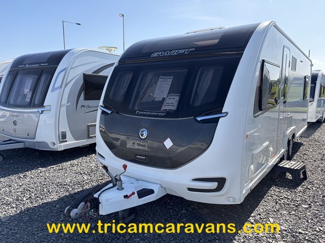 2018 Swift Conqueror 650/4, Twin Axle, Island Bed, 1 Owner